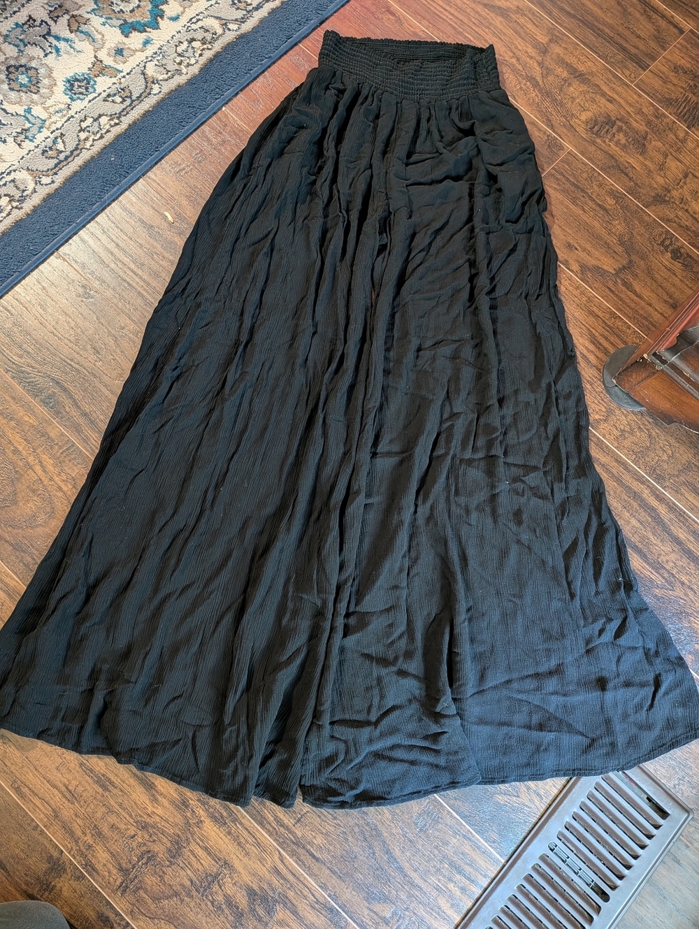 Carly Jean Los Angeles Black Wide-Leg Pants